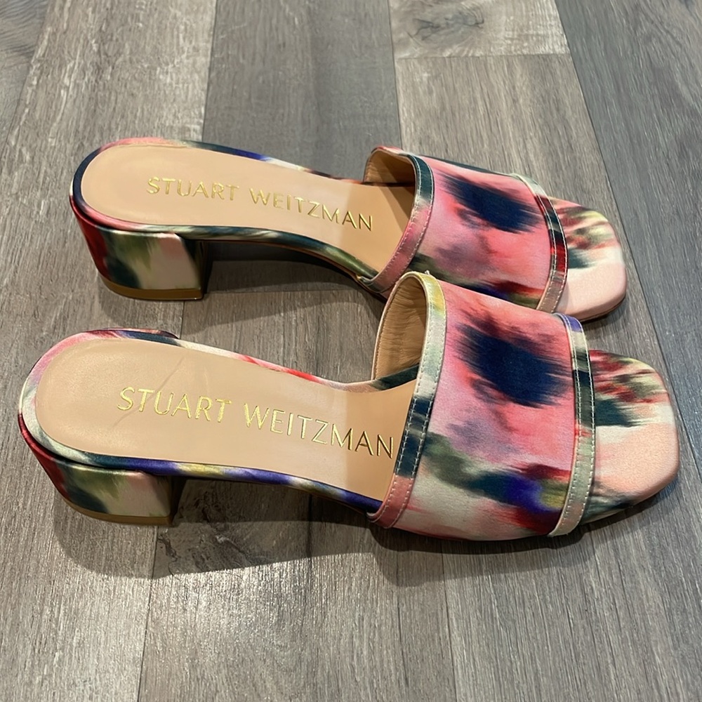Stuart Weitzman Cayman 35 Block Slide Sandal - Picture 4 of 7